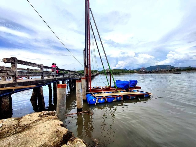 Proyek Senilai Rp 2,4 Miliar Macet, Ini Kondisi Jembatan Pulau Pasaran Lampung (4)