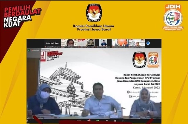 Rapat Pembahasan Kerja Divkumwas KPU Se-Jawa Barat