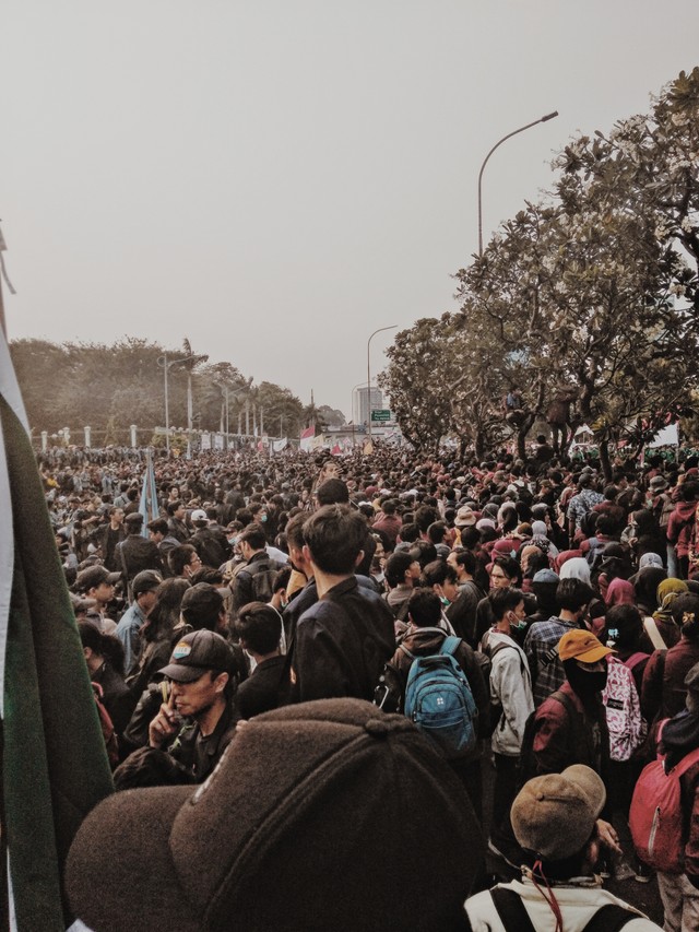 Foto milik pribadi. Foto diambil ketika demonstrasi menolak RUU KUHP, 24 September 2019.