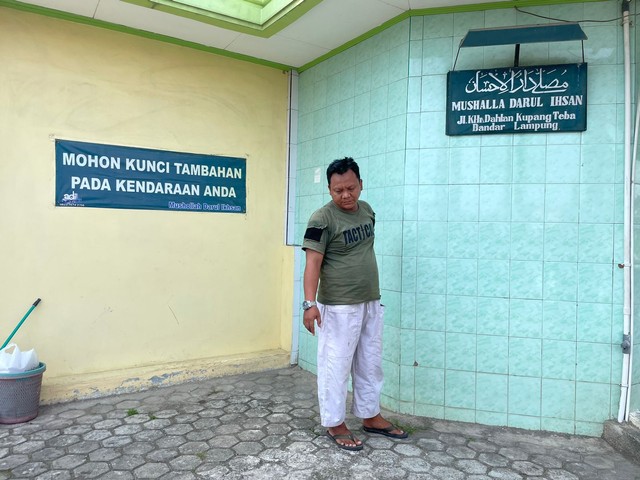 Sedang Salat di Musala, Motor Driver Ojol di Bandar Lampung Dicuri (1)