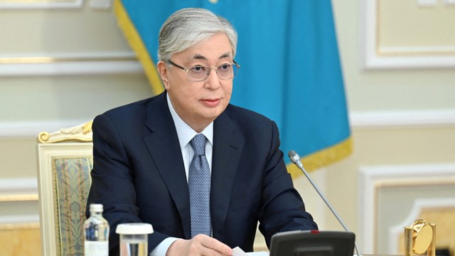Presiden Kazakhstan Kassym-Jomart Tokayev. Foto: Situs web resmi Presiden Kazakstan/Handout via REUTERS 