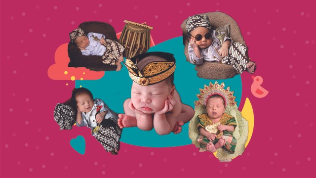 5 Anak Selebriti yang Foto Newborn Baby dengan Tema Baju Tradisional (330076)