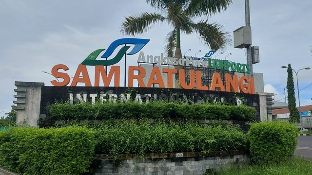 Bandara Sam Ratulangi, Manado.
 Foto: kumparan