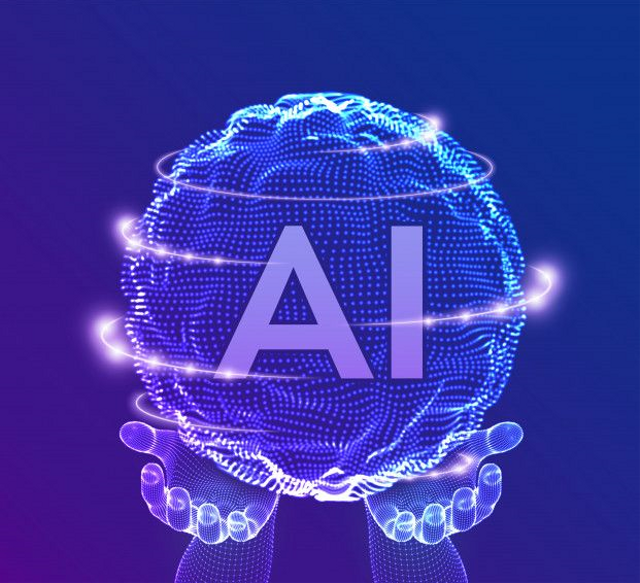 Sumber: https://www.freepik.com/premium-vector/ai-artificial-intelligence-logo-hands-artificial-intelligence-machine-learning-concept-sphere-grid-wave-with-binary-code_5218170.htm?epik=dj0yJnU9Q0lBN0dKbVlleUhQd1pndUtLWmpaY3o3Q1Bacmt4S2UmcD0wJm49WmQ3RWxqYktXRmM1Nzc0YWRGRWswZyZ0PUFBQUFBR0hlWTNF