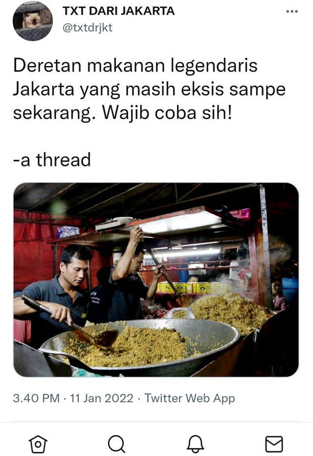 Thread Viral: Rekomendasi Resto Legendaris di Jakarta yang Eksis hingga Saat Ini (347322)