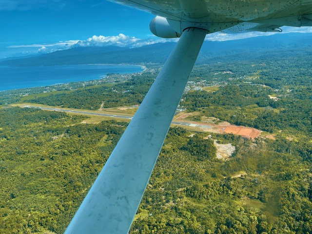 Foto: Penerbangan Perdana Susi Air Rute Bandar Lampung - Krui (7623)