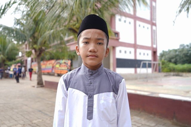Fauzan tidak pernah menyangka menjadi santri terbaik bidang tahfizhul Qur'an.