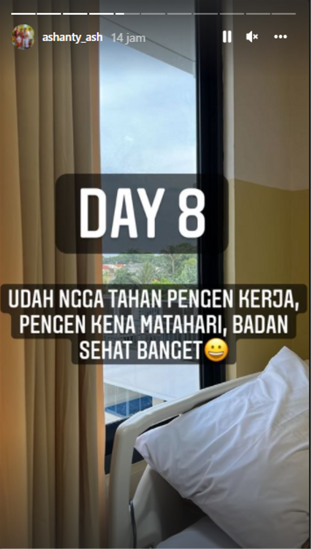 Hari ke-8 Karantina di Rumah Sakit, Ashanty: Pengin Kerja, Pengin Kena Matahari (34756)