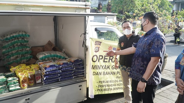 Operasi pasar di Pasar Badung, Denpasar, Bali - IST