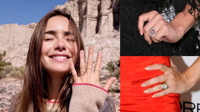 7 Cincin Tunangan Paling Unik Milik Selebriti Dunia, Salah Satunya Megan Fox. Foto: dok. Instagram, AFP/ Emmanuel Dunand, Baptiste Lacroix/ AFP