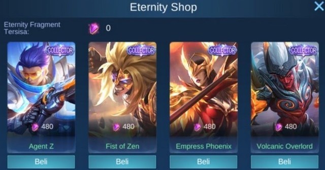 Skin Collector ML (Sumber: Mobile Legends)