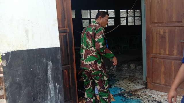 Bangunan SMPN 1 Cikelet Kabupaten Garut Dibakar Orang Tidak Dikenal (71870)