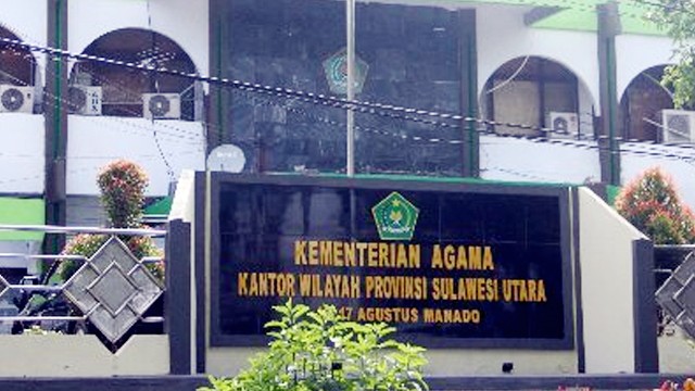 Kantor Wilayah Kementerian Agama (Kemenag) Sulawesi Utara. (foto: istimewa)