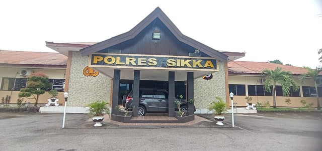 Markas Polisi Resor (Mapolres) Sikka. Foto : Albert Aquinaldo