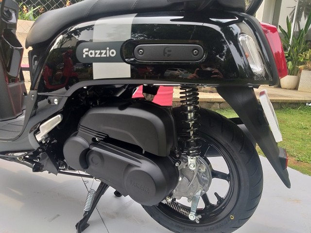 Mesin Yamaha Fazzio Hybrid Connected. Foto: Sena Pratama/kumparan