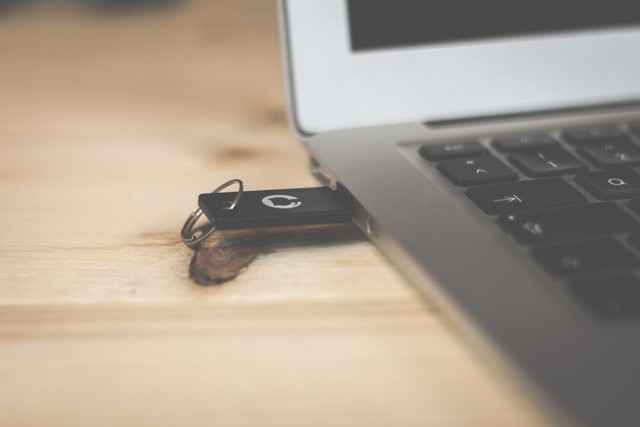 Ilustrasi flashdisk. Foto: Brina Blum/unsplash
