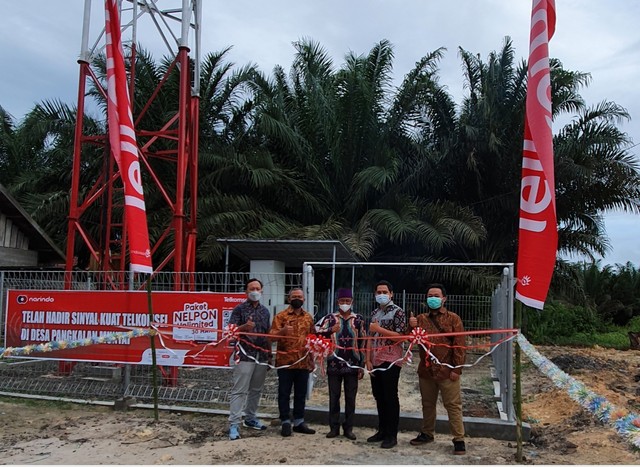 Jaringan Broadband Telkomsel Hadir di Desa Pangkalan Muntai, Sukamara