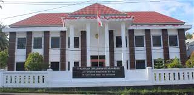 Pengadilan Tata Usaha Negara (PTUN) Ambon, Maluku. Foto: Istimewa