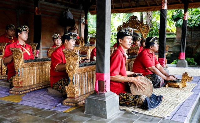 Gamelan pada karawitan Bali. Foto: Unsplash.com