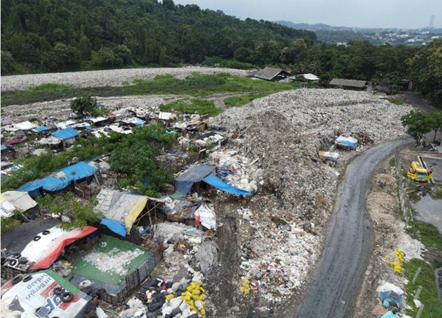 Kondisi TPA Bakung Tahun 2021 | Foro :  Walhi Lampung 2021