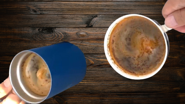 Kopi yang disajikan dengan cara manual brew cupping. Gambar: Koleksi pribadi (diolah)