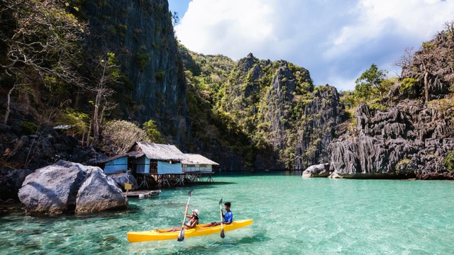 llustrasi Pulau Palawan di Filipina. Foto:  Matteo Colombo/Getty Images