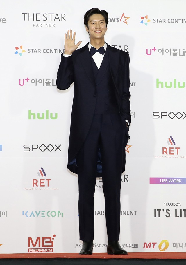 Aktor Korea Na In Woo menghadiri Asia Artist Awards pada 02 Desember 2021 di Seoul, Korea Selatan. Foto: Chung Sung-Jun/Getty Images
