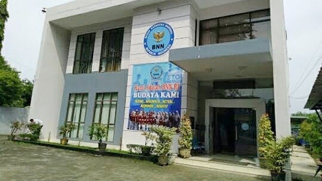 Suasana kantor BNN Kabupaten Langkat. Foto: Dok. Istimewa
