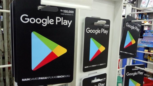 Voucher Google Play di Indomaret. Foto: Aditya Panji/kumparan