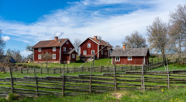 Ilustrasi desa di Swedia. Foto: Shutterstock/Sebw