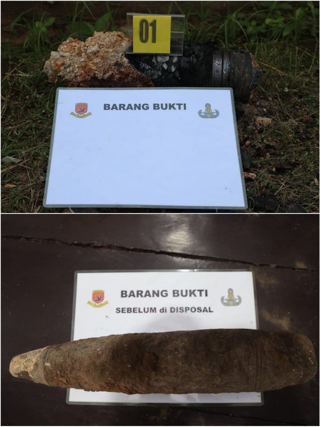 2 Bom Militer Ditemukan di Lampung, Polisi: Masih Aktif Jika Ada Pemantik (1)