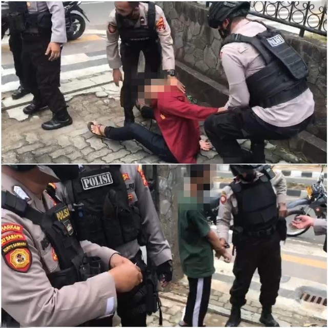 Patroli Sabhara Polresta Bandar Lampung, 2 Pemuda Diamankan Bawa 4 Paket Sabu (2)