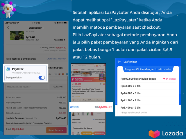 Cara Menggunakan Lazada PayLater, Pengganti Kartu Kredit ...