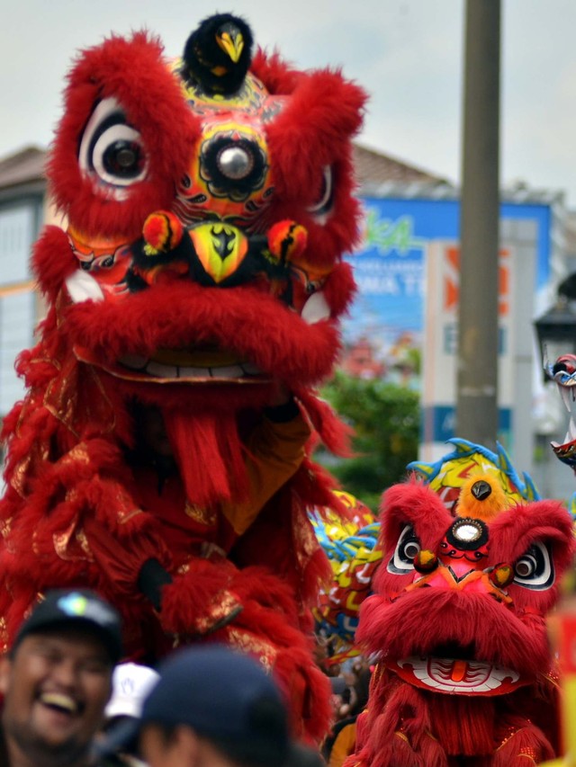 Ilustrasi Barongsai saat Imlek. Foto: Indra98/Shutterstock