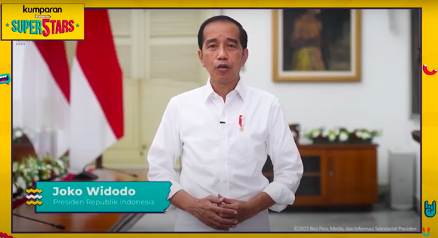 Presiden Joko Widodo memberi ucapan selamat ulang tahun ke-5 untuk kumparan. Foto: Biro Pers, Media dan Informasi Sekretariat Presiden