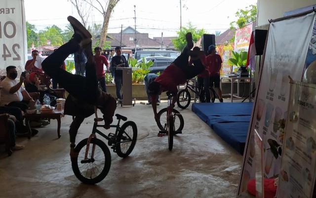 Atraksi BMX di West Borneo BMX Reborn. Foto; Dok Hi!Pontianak