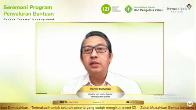 UPZDK PermataBank Syariah - IZI Salurkan Bantuan ke Pondok Tasawuf Under Ground (184607)