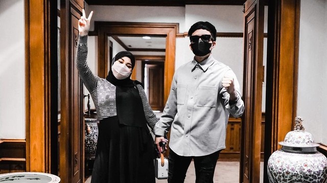 Aurel Hermansyah dan Atta Halilintar. Foto: Instagram/@attahalilintar