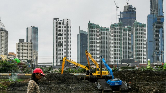 Ilustrasi pertumbuhan ekonomi di negara berkembang. Foto: Galih Pradipta/ANTARA FOTO