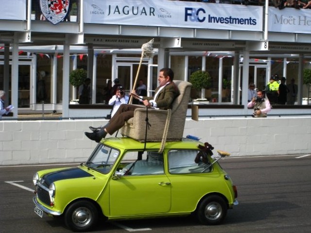 Mobil MINI Cooper Mr. Bean. Foto: pbraun via Flickr