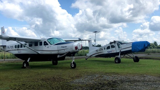 Susiair diusir paksa dari Hangar di Malinau, Rabu (2/2/2022). Foto: Dok. Istimewa