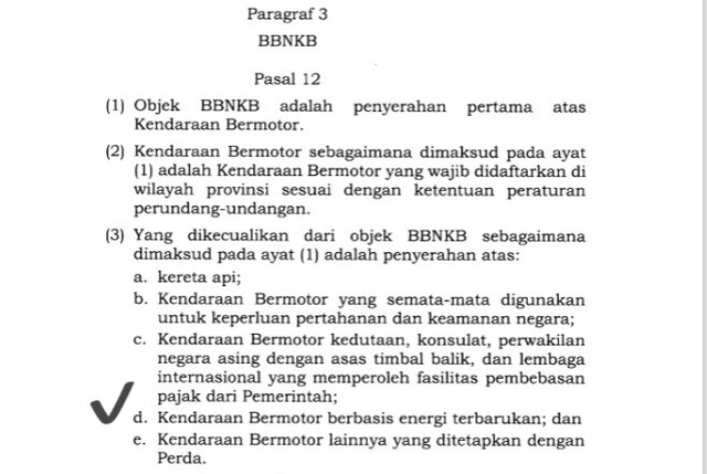 Resmi, Kendaraan Listrik Kini Bebas Pajak PKB dan BBNKB di Indonesia (45627)