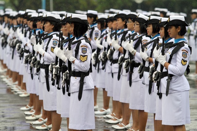 Hari Korps Wanita Angkatan Laut. Foto: setkab