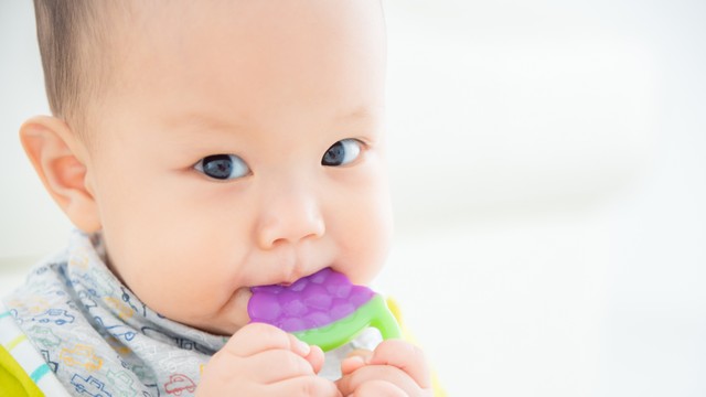 Teether aman hot sale untuk bayi