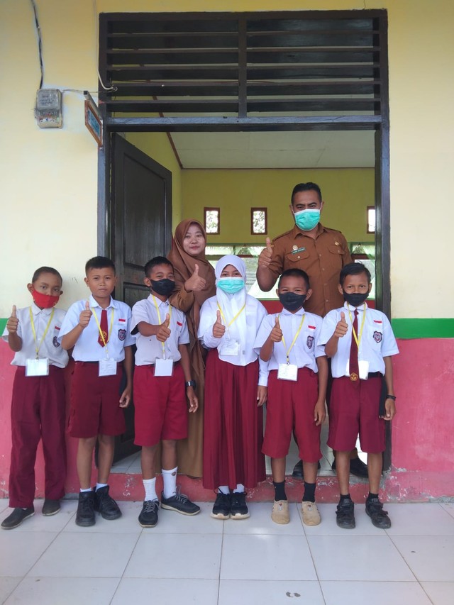 Siswa SDN 15 Bungku. Dok: Putri Guru SDN 15 Bungku