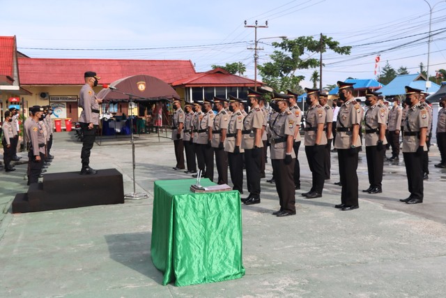 Sertijab di Polres Sorong Selatan di pimpin langsung Kapolres 