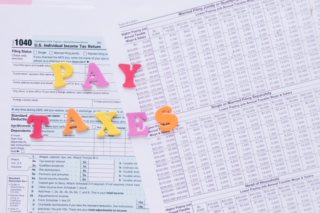 Ilustrasi jenis formulir SPT wajib pajak pribadi. Foto: Pexels.com