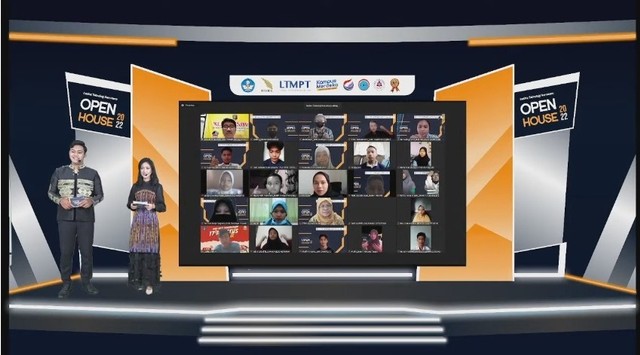 Virtual open house Itera yabg diikuti oleh para calon mahasiswa di seluruh Indonesia, Kamis (10/2) | Foto : Ist