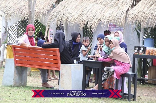 Suasana kampung rameang tahun lalu. Foto: Istimewa