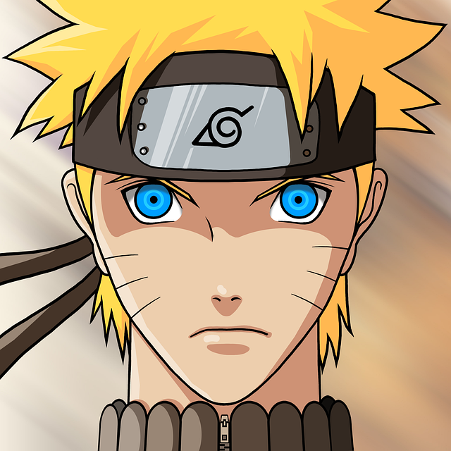 Ilustrasi karakter anime untuk game Naruto, sumber gambar dari Pixabay